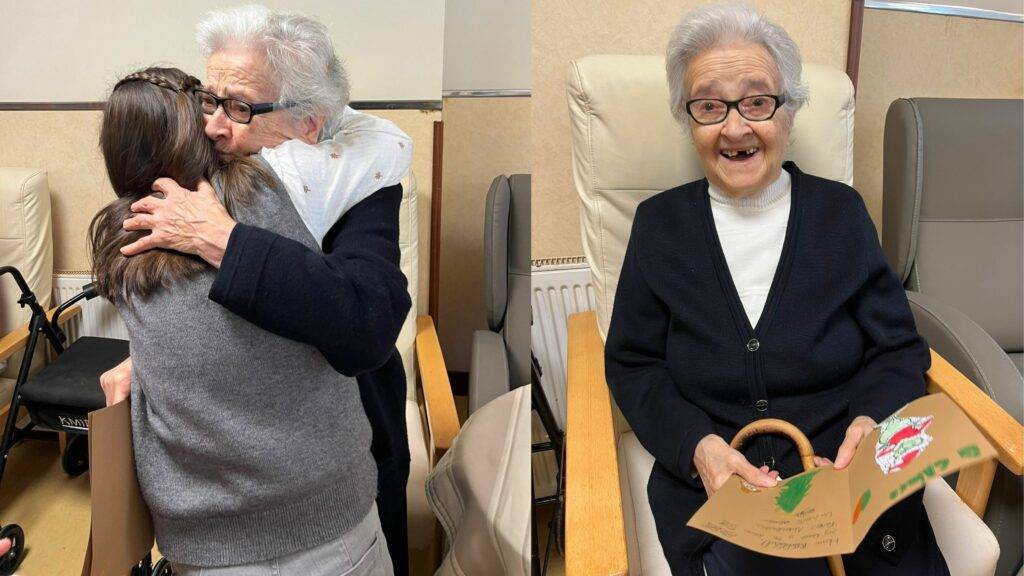 La Navidad con los ancianos de la Residencia Otxartaga Navidad ancianos